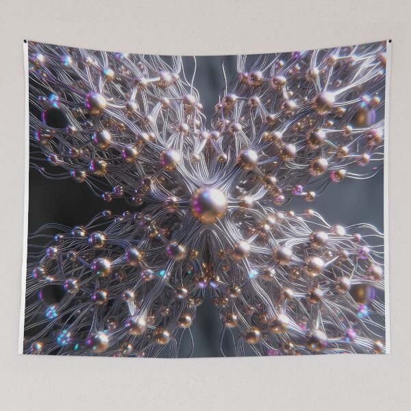 Item preview, Scifi Theme Reddish Orange Purple Texture of Asymmetrical Glowing Biological Neuron Synapses (image size 7840x11680) designed and sold by Digital-Davinci.