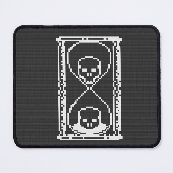 Item preview, Pixel Art Unus Annus Hourglass (black) designed and sold by FlyingJackalope.