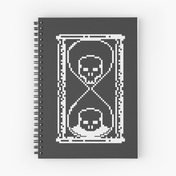 Item preview, Pixel Art Unus Annus Hourglass (black) designed and sold by FlyingJackalope.
