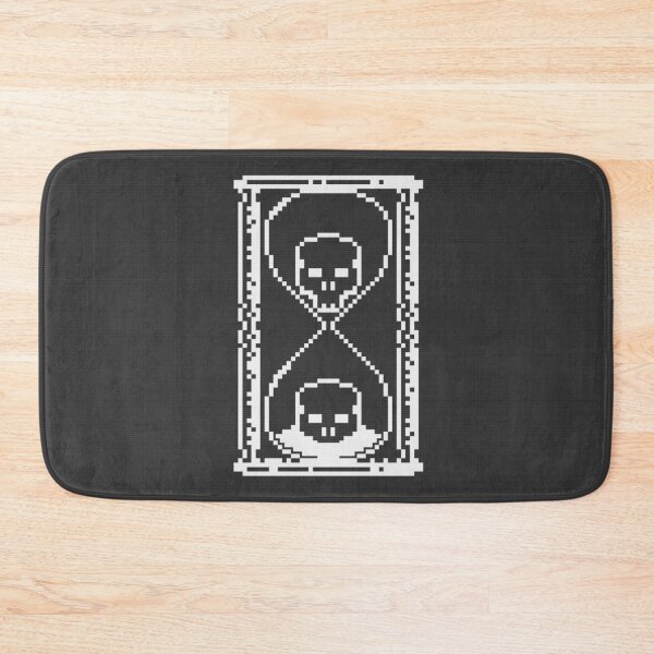 Item preview, Pixel Art Unus Annus Hourglass (black) designed and sold by FlyingJackalope.