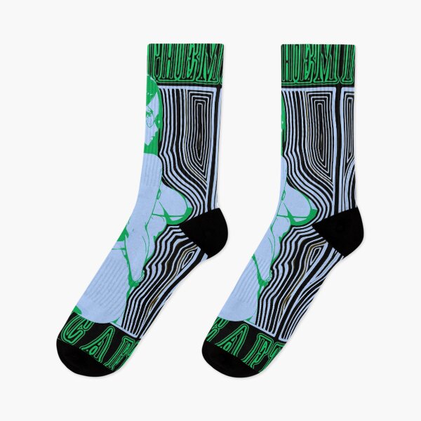 Item preview, I Like Them Thicc AF Robin #4 Psychedelic Rock Art Nouveau Red Blue designed and sold by MikaseSan.