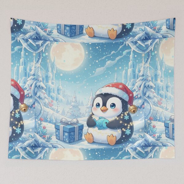 Item preview, Baby penguin at Christmas  designed and sold by HuntsmithMerch.