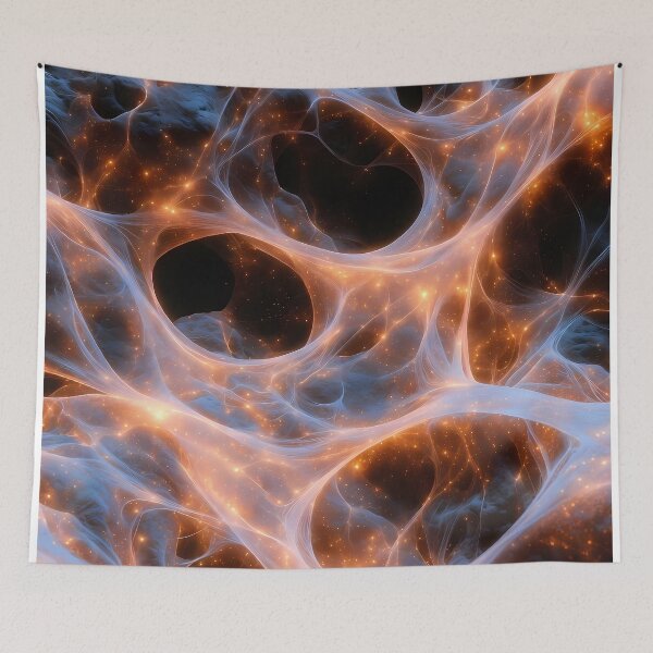 Item preview, Scifi Theme Reddish Orange Purple Texture of Asymmetrical Glowing Biological Neuron Synapses (image size 7840x11680) designed and sold by Digital-Davinci.