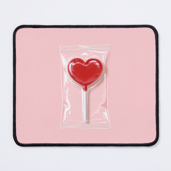 Item preview, Red Heart Lollipop – Valentine Candy Illustration designed and sold by Verycutethings.