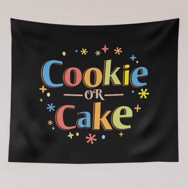 Item preview, Cookie or Cake colorful text designed and sold by Innet.
