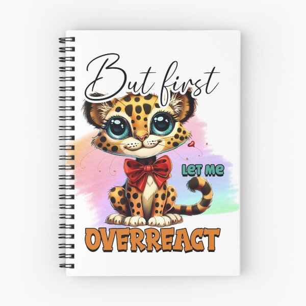 Item preview, Cute Leopard Cartoon Meme Illustration designed and sold by LunaPixelStudio.