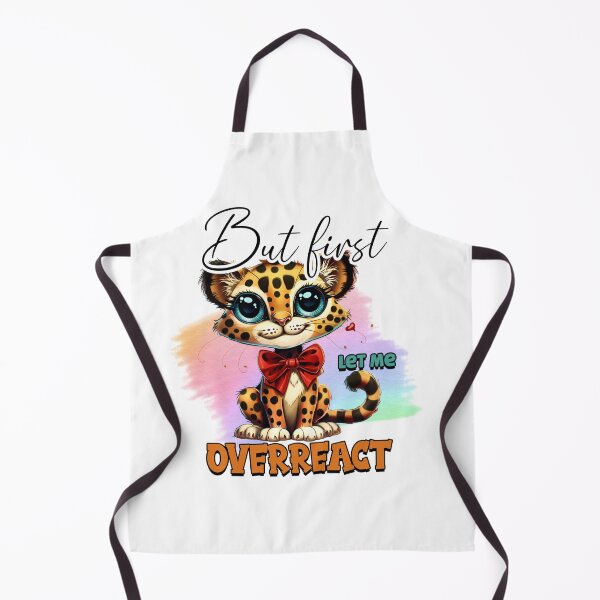Item preview, Cute Leopard Cartoon Meme Illustration designed and sold by LunaPixelStudio.