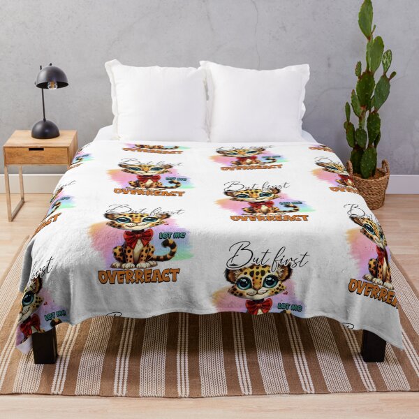 Item preview, Cute Leopard Cartoon Meme Illustration designed and sold by LunaPixelStudio.