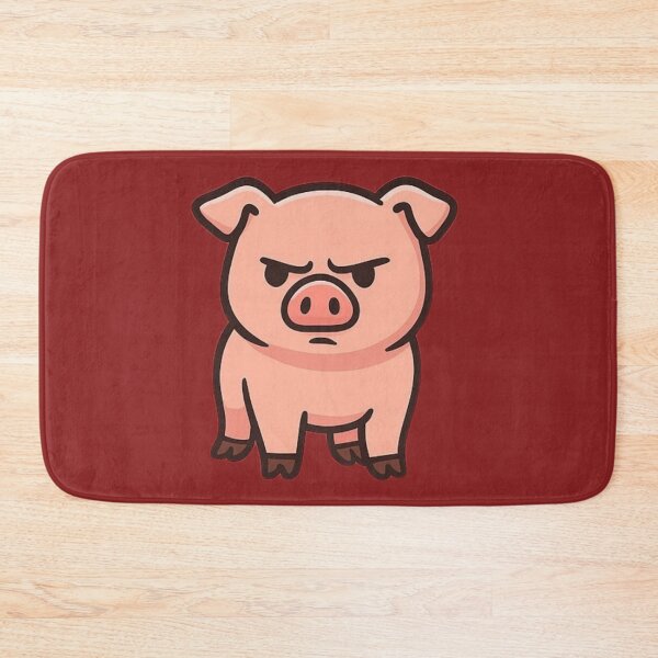 Item preview, Angry Pig Illustration – Funny Mad Animal Cartoon designed and sold by Ivy-Triggs.