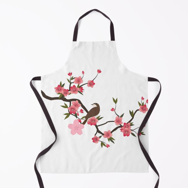 Item preview, Bird on Sakura – Oriental Cherry Blossom Art designed and sold by Fouziaart08.