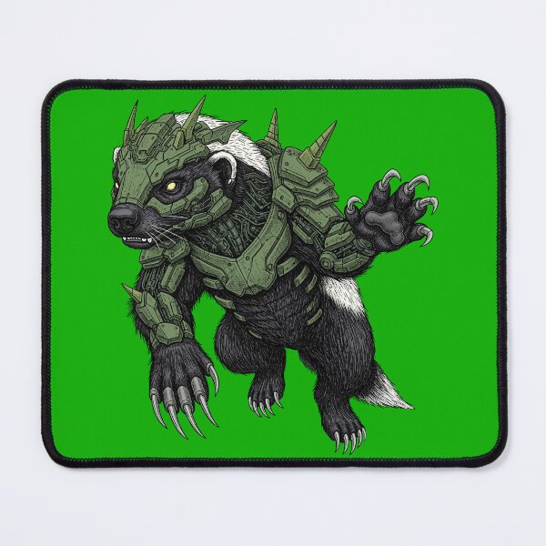 Item preview, Combat Cybernetic honey badger designed and sold by krabbaraban.
