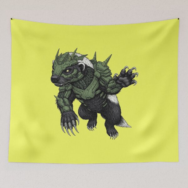 Item preview, Combat Cybernetic honey badger designed and sold by krabbaraban.
