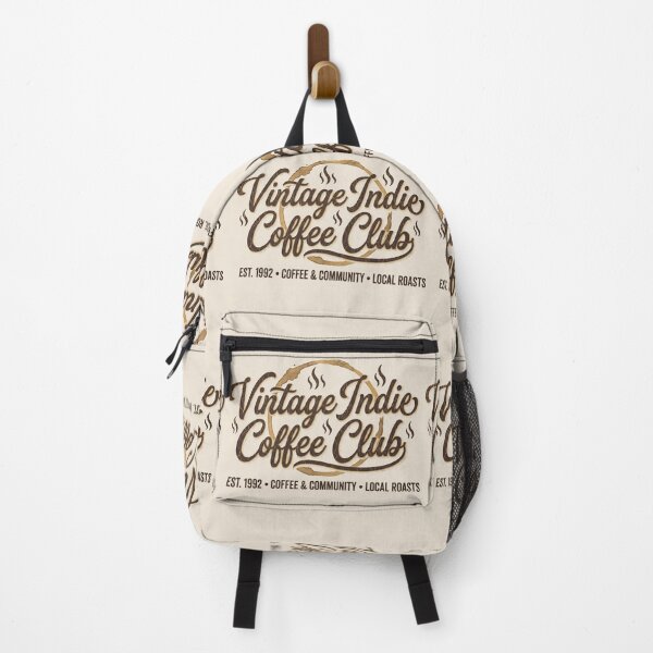 Item preview, Vintage Indie Coffee Club – Retro Coffee Lover Typography Design designed and sold by Afridi Art House.