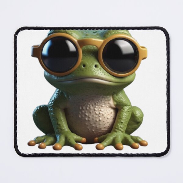 Item preview, Cool Kawaii Frog 3D designed and sold by MiniPrintMagic.