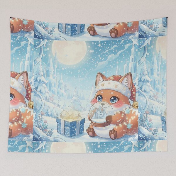 Item preview, Baby fox at Christmas  designed and sold by HuntsmithMerch.