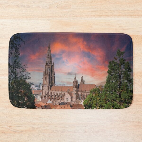 Item preview, Freiburg Minster at sunset designed and sold by Mauswohn.