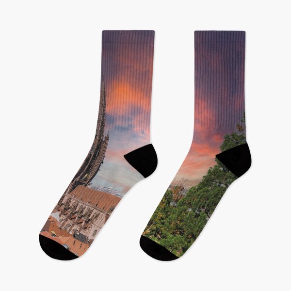 Item preview, Freiburg Minster at sunset designed and sold by Mauswohn.