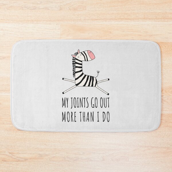 Item preview, EDS Awareness Zebra – My Joints Go Out More Than I Do designed and sold by Designs by Jesabee.