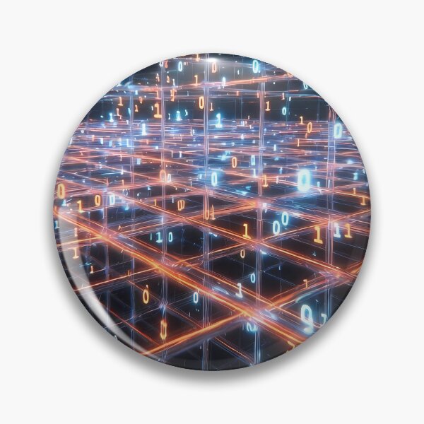 Item preview, Futuristic Digital Glowing Orange  Grid Pattern (image size 7840x11680) designed and sold by Digital-Davinci.