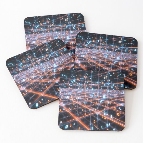 Item preview, Futuristic Digital Glowing Orange  Grid Pattern (image size 7840x11680) designed and sold by Digital-Davinci.