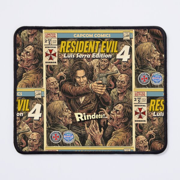 Item preview, Resident Evil 4 Luis Serra Comic Retro Gaming Art designed and sold by Back2Collage.