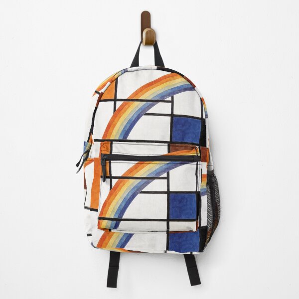 Artikelvorschau, Modernes geometrisches Regenbogengitter - Abstrakte De Stijl-Kunst entworfen und verkauft von Hen-C-Art.