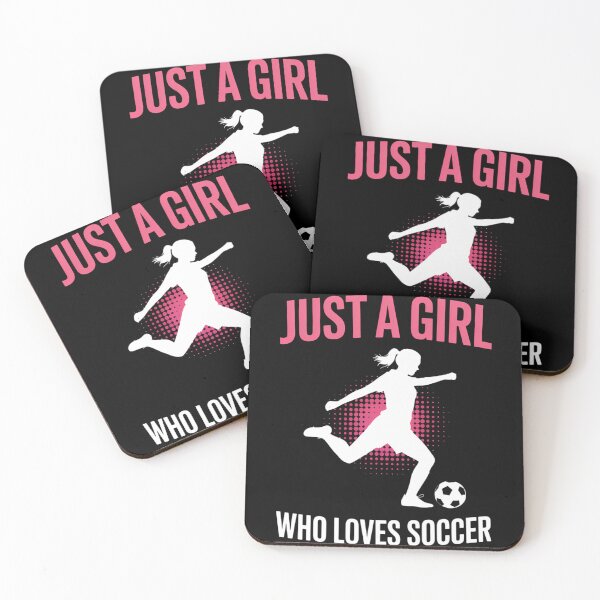 Item preview, Just a Girl who loves Soccer Players designed and sold by tiekanamac.
