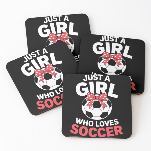 Item preview, Just a Girl who loves Soccer designed and sold by tiekanamac.