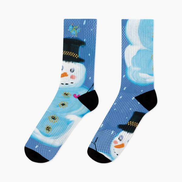 Item preview, Cozy winter friendship between cute loving snowman and little bird designed and sold by Dilyana Rumenova - Shantabella.