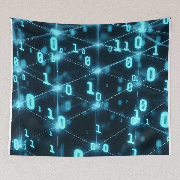 Item preview, Futuristic Glowing Grid Pattern (image size 7840x11680) designed and sold by Digital-Davinci.