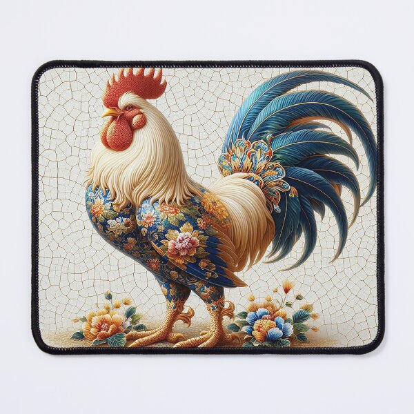 Item preview, Rooster and Cracked Ceramics  designed and sold by Vanich-Panich.