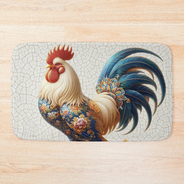 Item preview, Rooster and Cracked Ceramics  designed and sold by Vanich-Panich.
