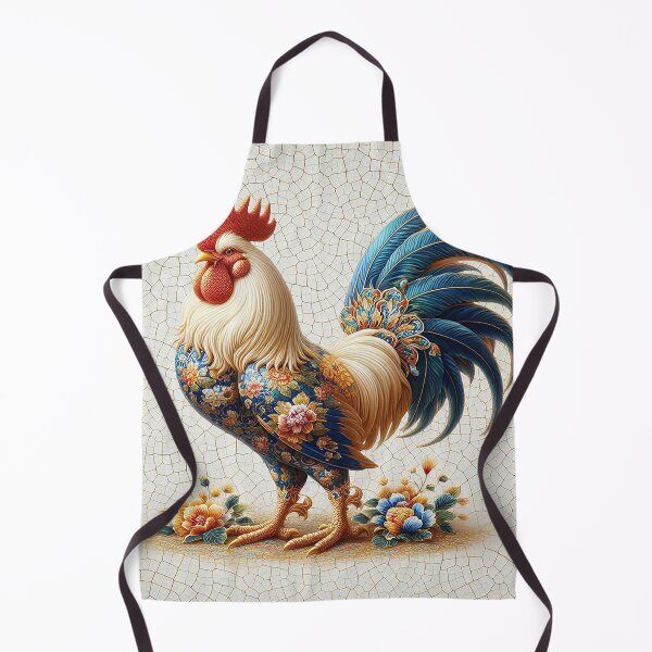 Item preview, Rooster and Cracked Ceramics  designed and sold by Vanich-Panich.