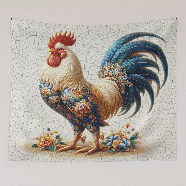 Item preview, Rooster and Cracked Ceramics  designed and sold by Vanich-Panich.