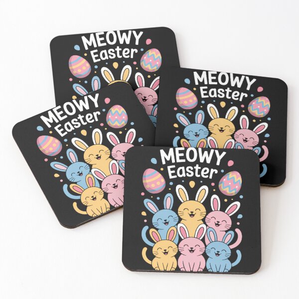 Item preview, Meowy Easter Bunny Cats Spring Animal Pet designed and sold by tiekanamac.