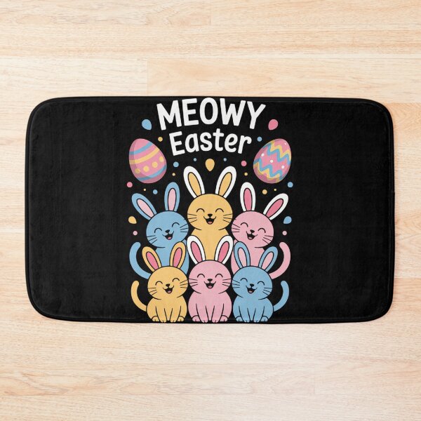 Item preview, Meowy Easter Bunny Cats Spring Animal Pet designed and sold by tiekanamac.