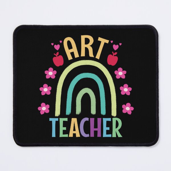 Item preview, Art teacher colorful text designed and sold by Think4Prints.