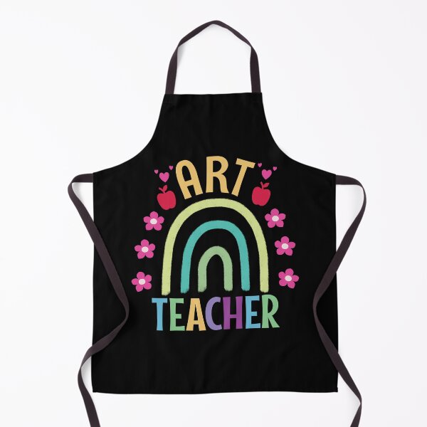 Item preview, Art teacher colorful text designed and sold by Think4Prints.