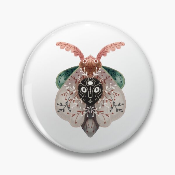 Item preview, Moth mask, folkloric moth, symbolic animals and totems designed and sold by Dormitria.