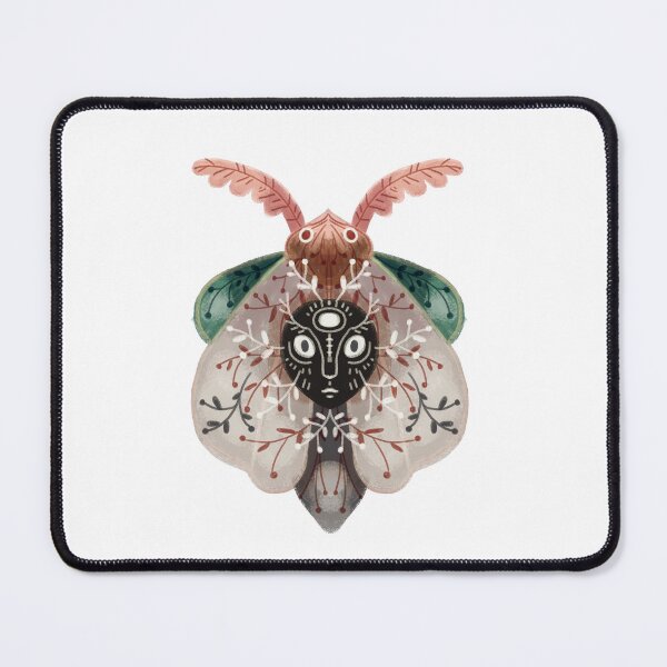 Item preview, Moth mask, folkloric moth, symbolic animals and totems designed and sold by Dormitria.