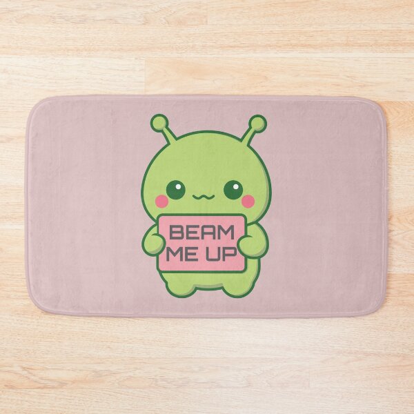 Item preview, Beam Me Up || Cute Kawaii Alien UFO designed and sold by LadyInEverGreen.