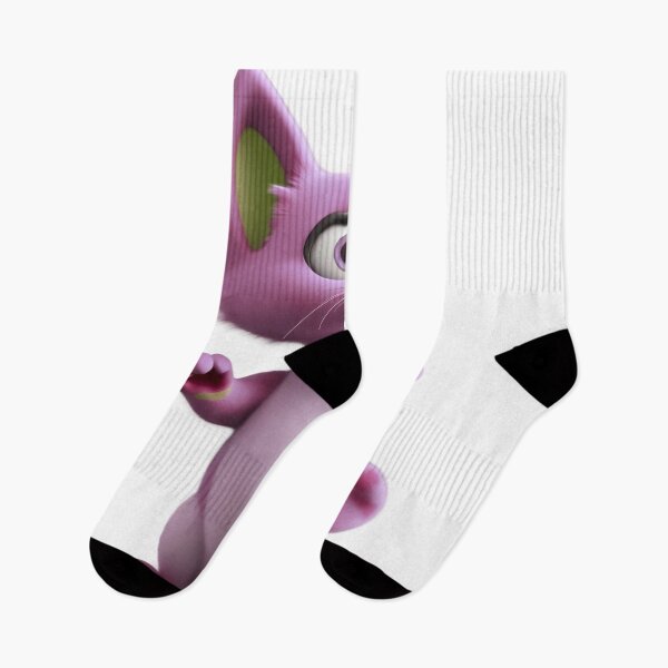 Item preview, Cartoon Pink Cat in Surprise designed and sold by DavidePoggio.