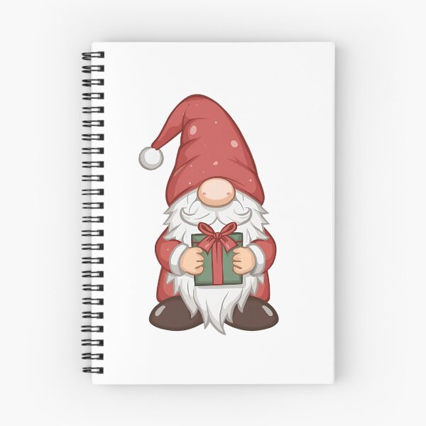 Item preview, Cute Christmas Gnome With Gift designed and sold by atirutbeam.