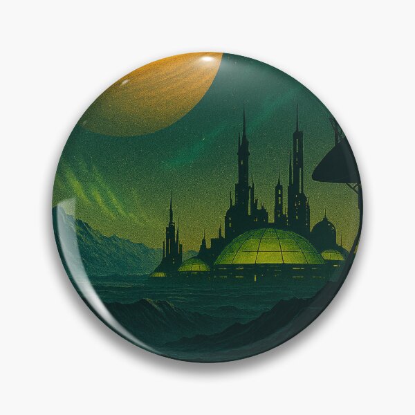 Item preview, Vacation on Ganymede – Retro Sci-Fi Poster for The Expanse Fans designed and sold by VoglR.