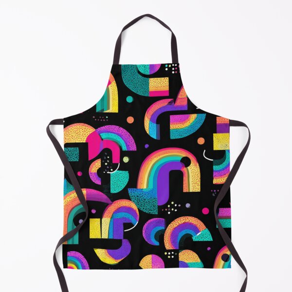Artikelvorschau, Neo-Memphis Geometrisches Regenbogenmuster entworfen und verkauft von ikidyounot.