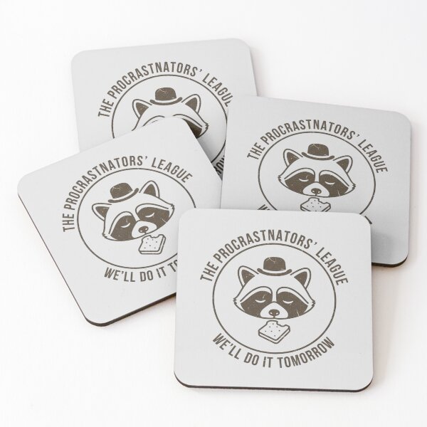 Item preview, Burnout Animals Association – Procrastinator Raccoon designed and sold by Whisky1111.