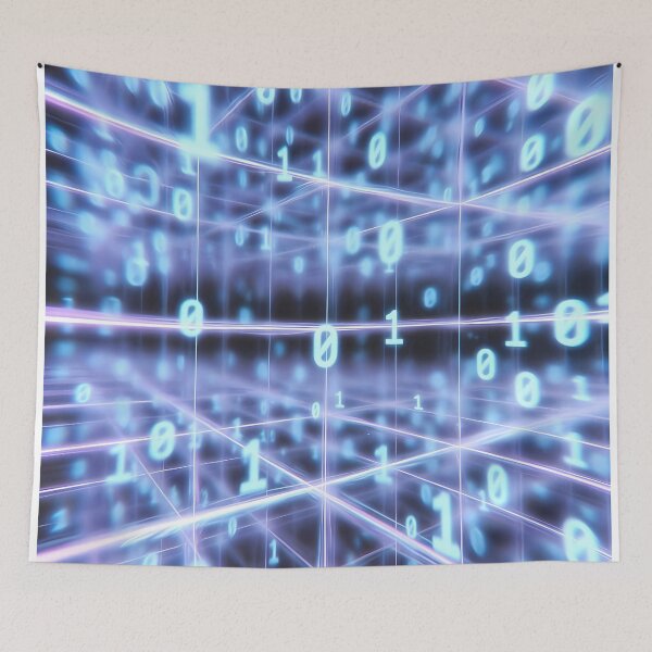 Item preview, Futuristic Glowing Grid Pattern (image size 7840x11680) designed and sold by Digital-Davinci.