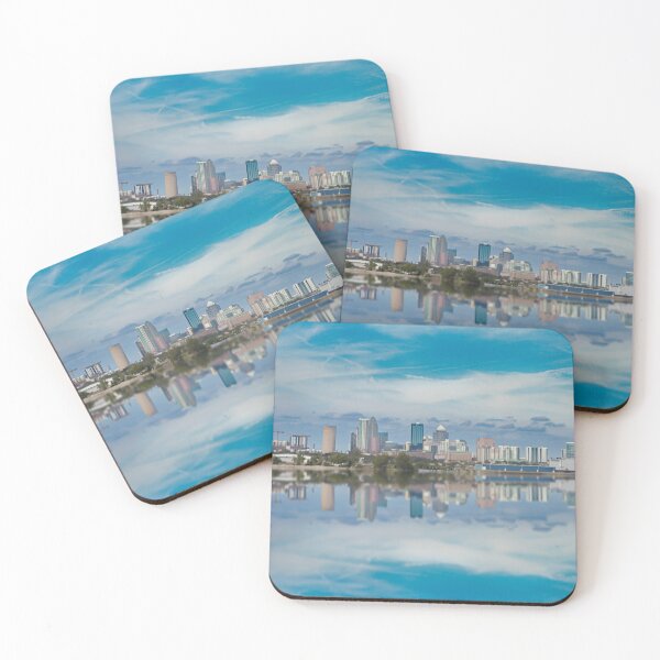Item preview, The beautiful City of Tampa Florida USA with a water reflection off of the bay designed and sold by EyezWatchin.