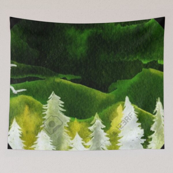 Item preview, Emerald Forest Hills designed and sold by NATUREZAON.