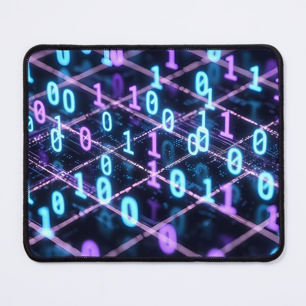 Item preview, Futuristic Glowing Magenta & Blue Grid Pattern (image size 7840x11680) designed and sold by Digital-Davinci.